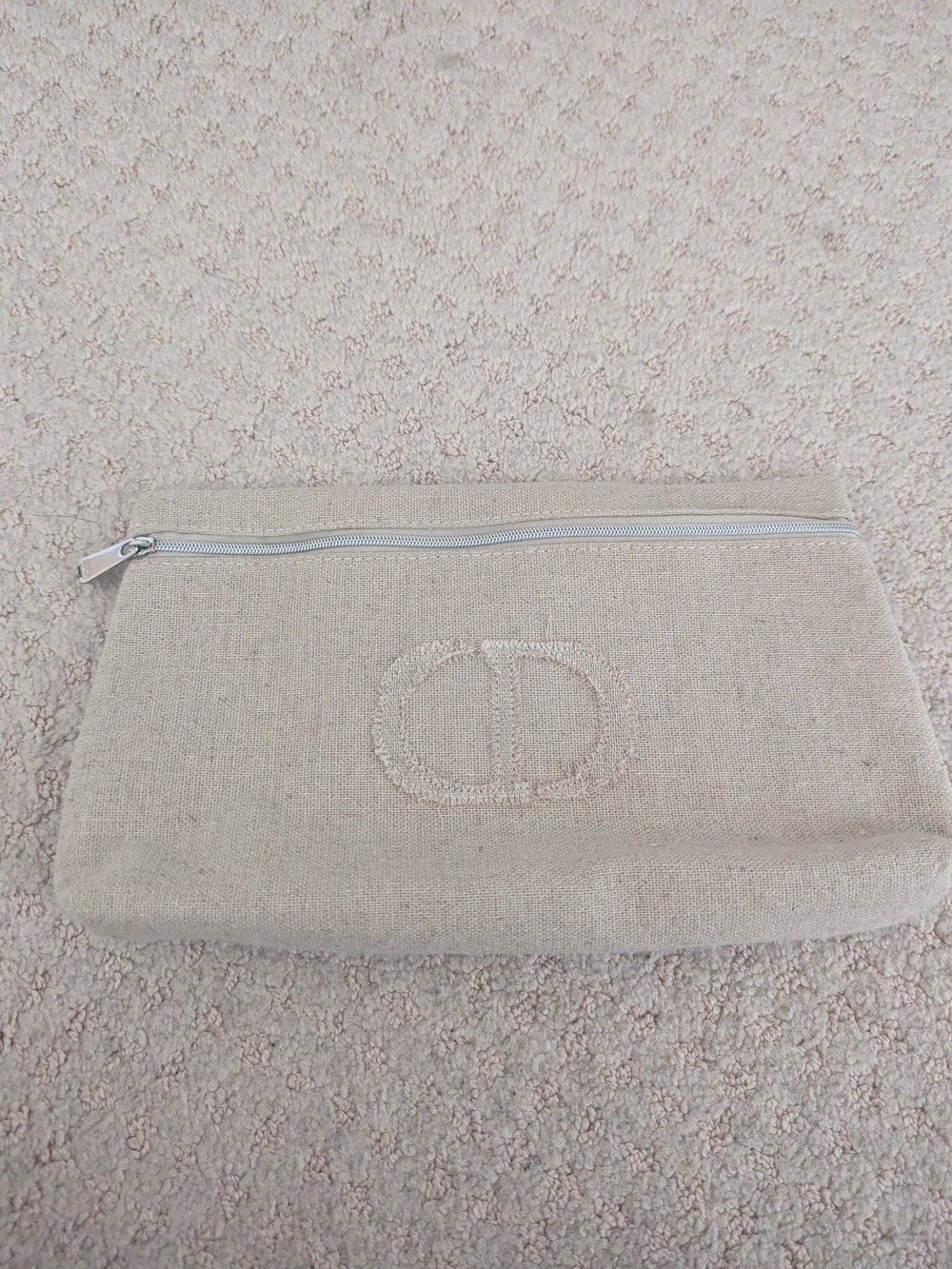 Dior Beige Canvas Pouch
